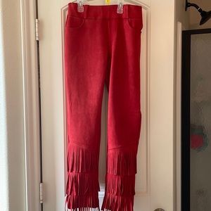 Crazy Train fringe pants